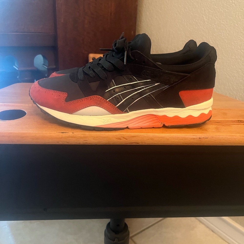 Asics x Bait Gel Lyte V iii Men's Black and Red Sneakers